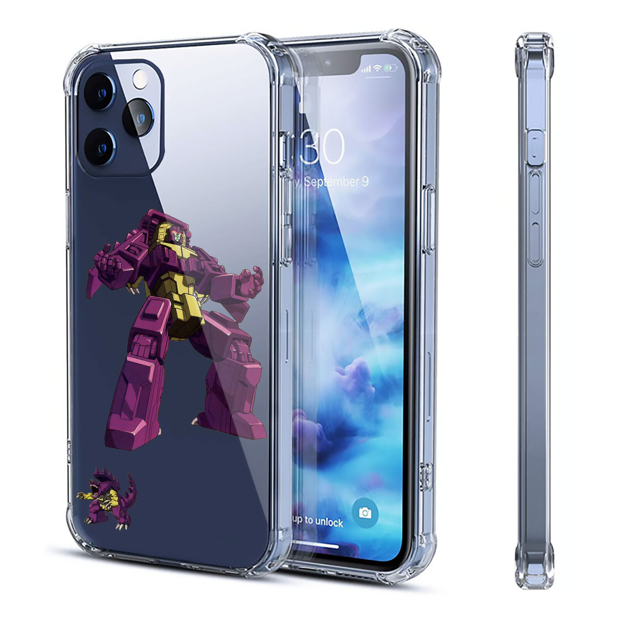 （画像用）  【iPhone 12シリーズ対応】透明スマホケース（クリアソフトケース）